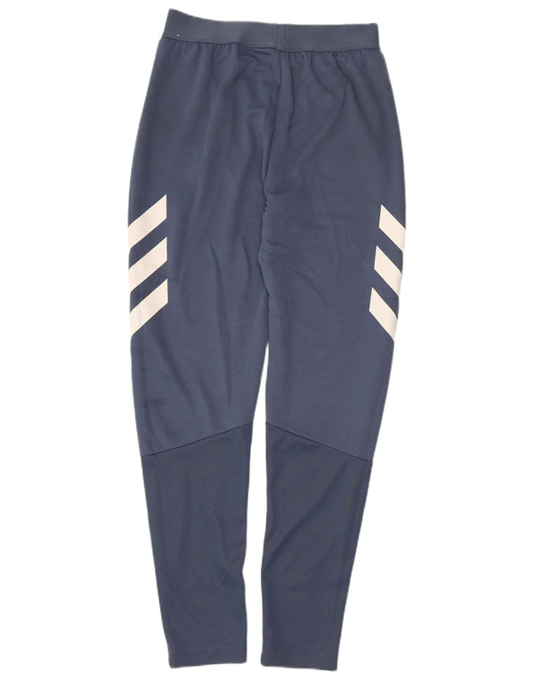 Adidas Trainingshose für Jungen, 15–16 Jahre, blaues Colourblock-Polyester