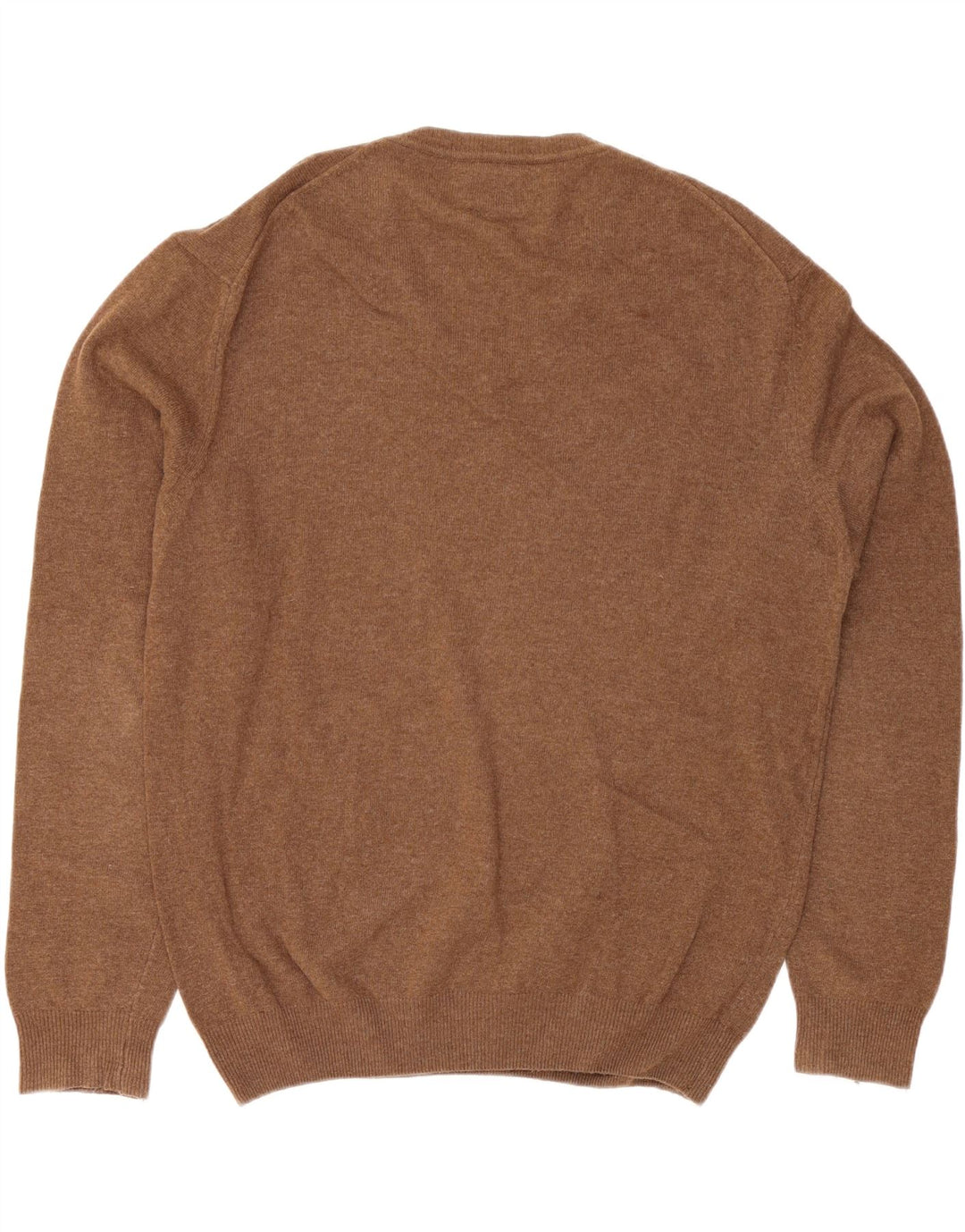 MARLBORO CLASSICS Mens V-Neck Jumper Sweater Large Brown Vintage Marlboro Classics and Second-Hand Marlboro Classics from Messina Hembry 