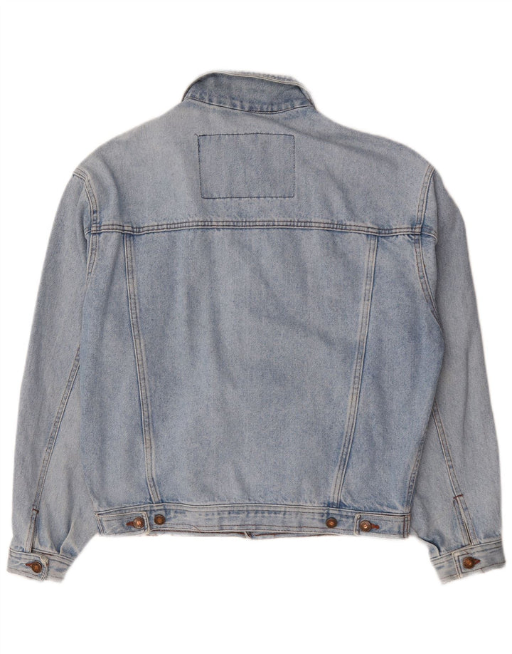 Zip Herren Jeansjacke UK 40 Large Blau