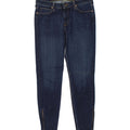 LEE Womens Skinny Jeans W30 L27 Navy Blue Vintage Lee and Second-Hand Lee from Messina Hembry 