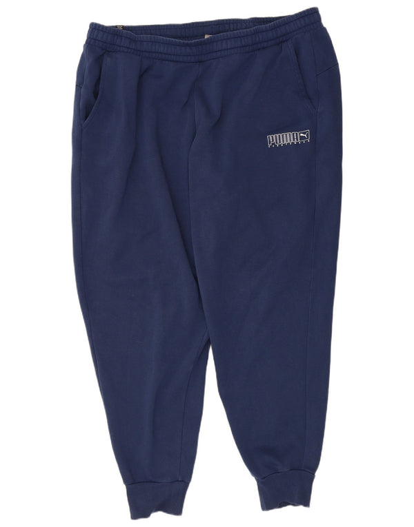 Puma Herren Trainingshose Jogger 3XL Marineblau Baumwolle