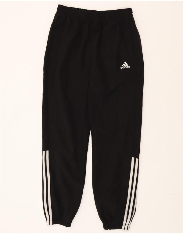 Adidas Mädchen-Trainingshose, Jogginghose, 13–14 Jahre, schwarzes Polyester
