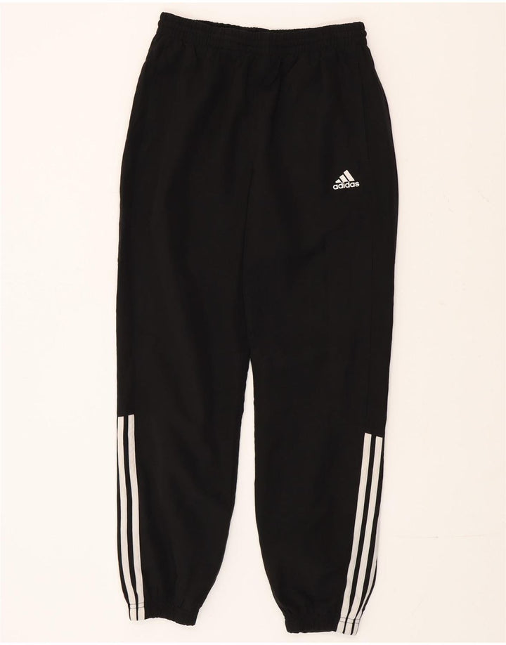 Adidas Mädchen-Trainingshose, Jogginghose, 13–14 Jahre, schwarzes Polyester