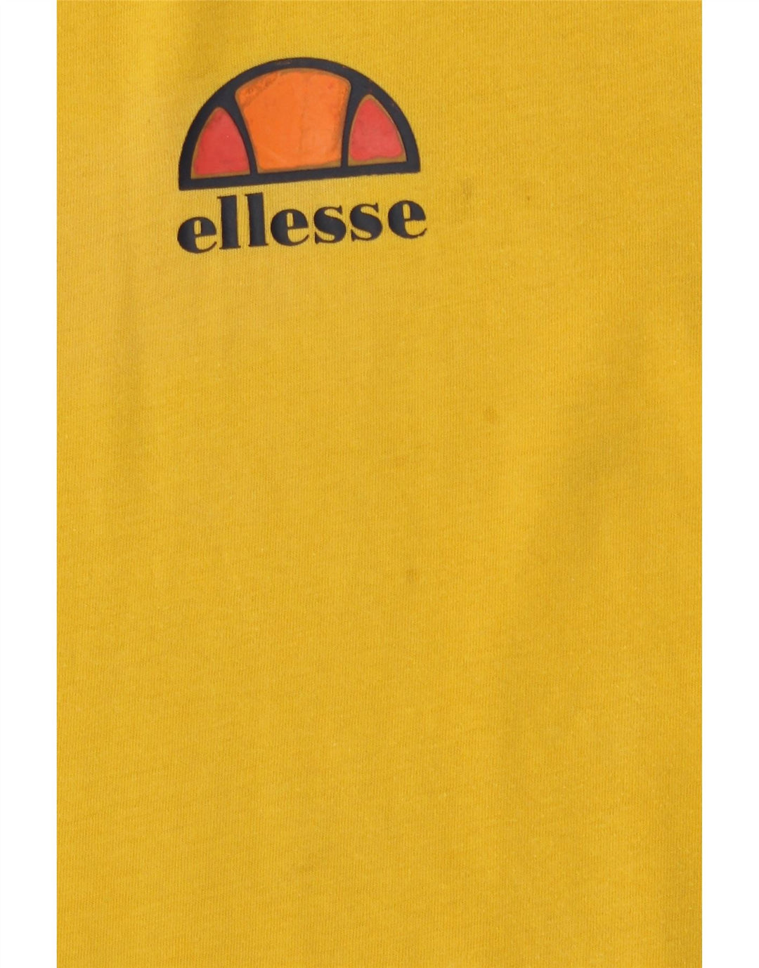 Ellesse Herren T-Shirt Top mittelgelbe Baumwolle