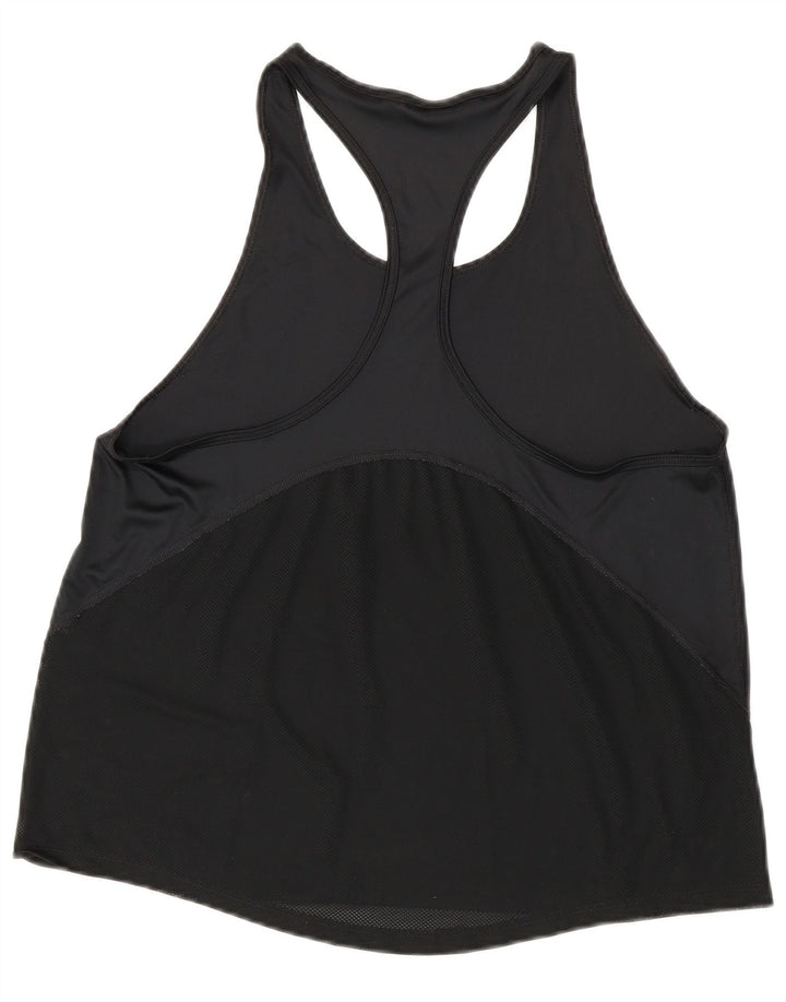 NIKE Damen Dri Fit Weste Top UK 14 Large Schwarz