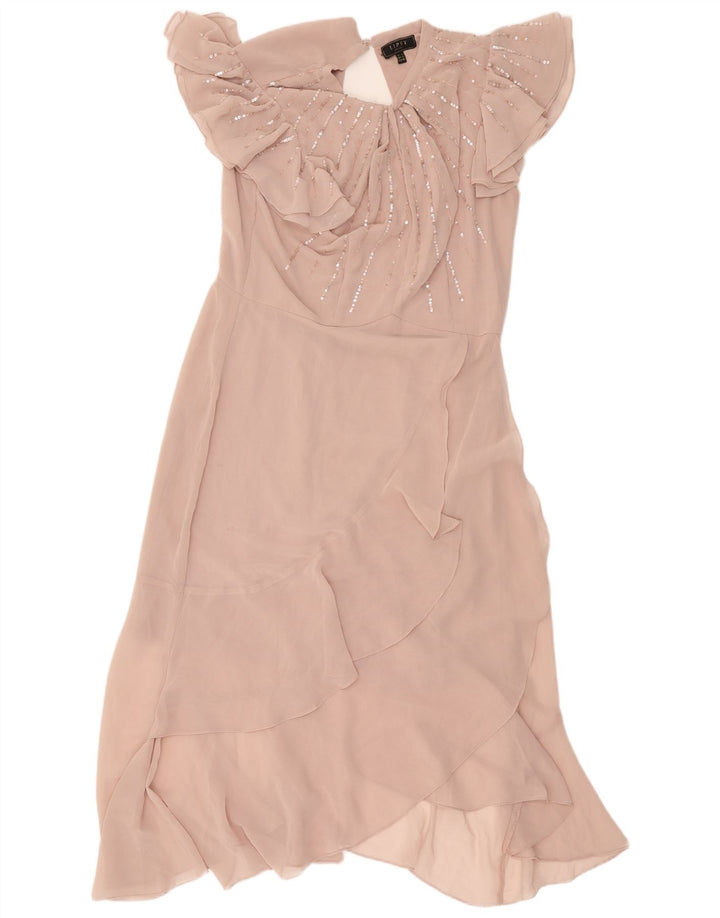 Lipsy Damen Maxikleid UK 16 Large Pink