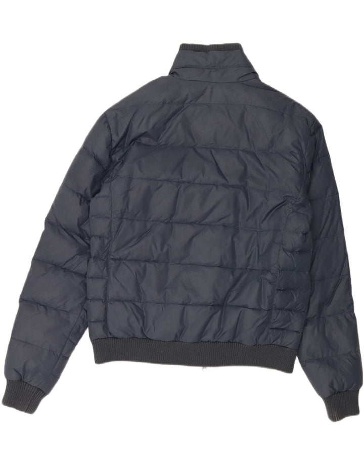 Sun68 Wattierte Herrenjacke UK 44 2XL Marineblaues Colourblock-Polyamid