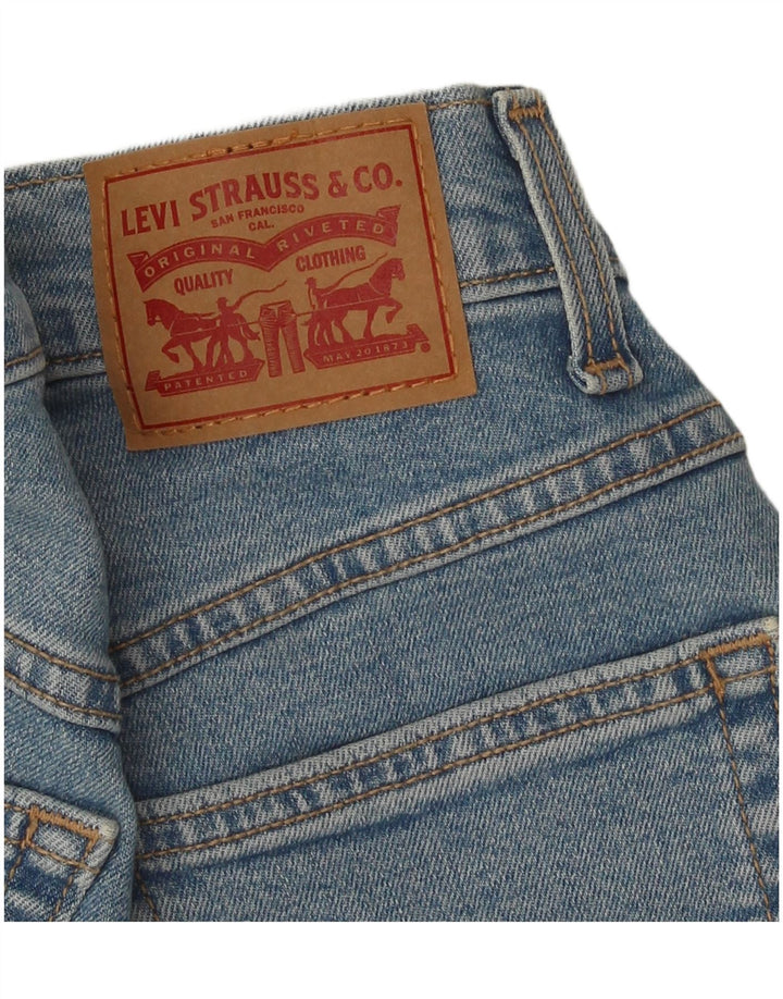 Levi's Damen-Jeansshorts, W26, klein, blaue Baumwolle