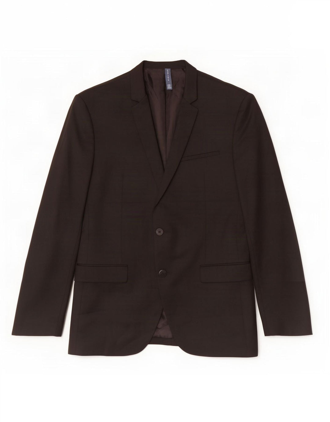 Zara Herren-Blazer mit 2 Knöpfen, EU 50, mittelschwarz, Polyester