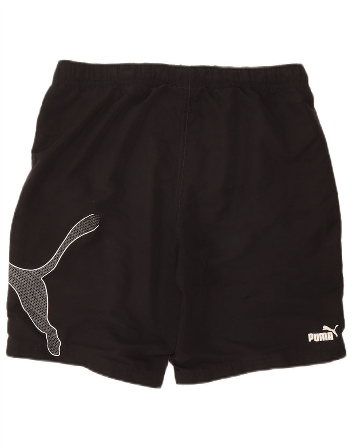 Puma Herren Graphic Sport Shorts Medium Schwarz
