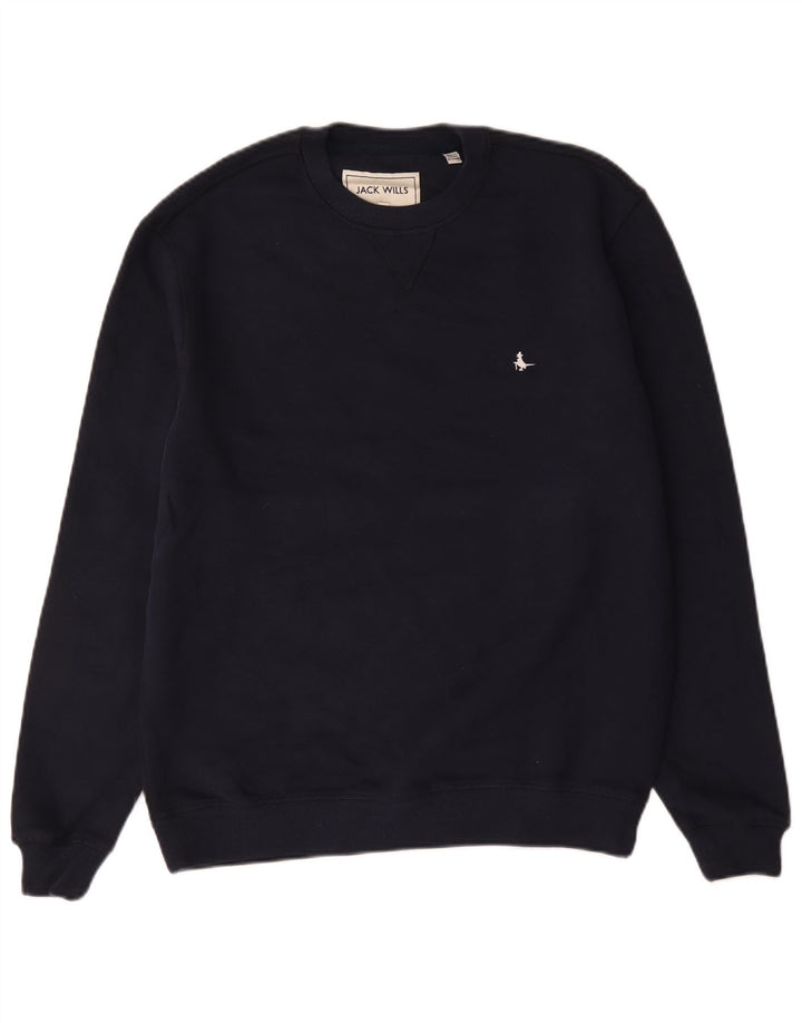 Jack Wills Herren-Sweatshirt, Pullover, Größe S, marineblau, Baumwolle