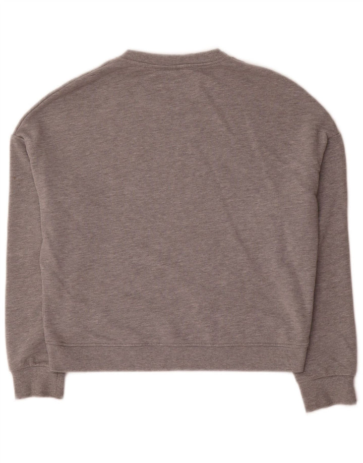 Pyrex Damen-Sweatshirt, übergroß, Crop Graphic, Gr. 10, Größe S, Grau