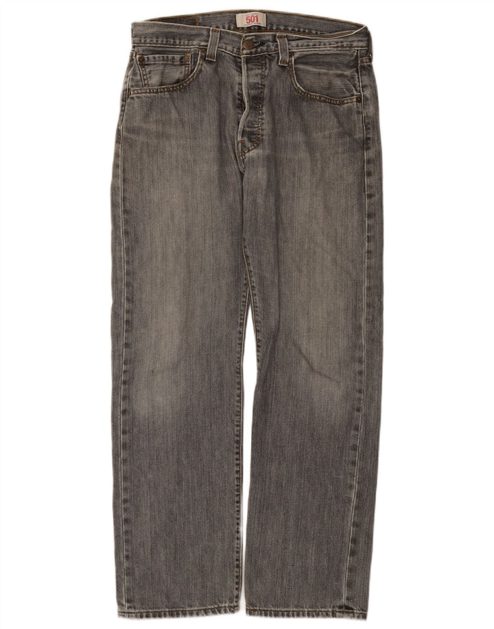 Levi's Herren 501 Straight Jeans W33 L30 Grau