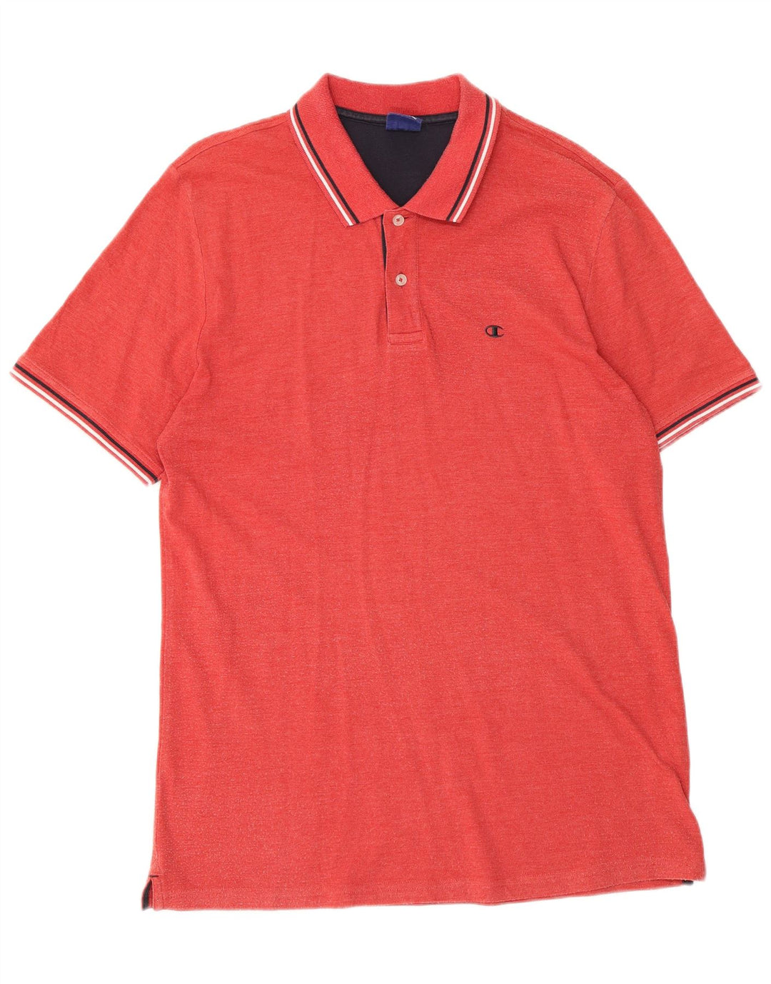 Champion Herren-Poloshirt XL aus roter Baumwolle