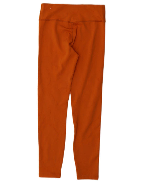 Nike Mädchen-Leggings, 10–11 Jahre, mittelorangefarbenes Polyester