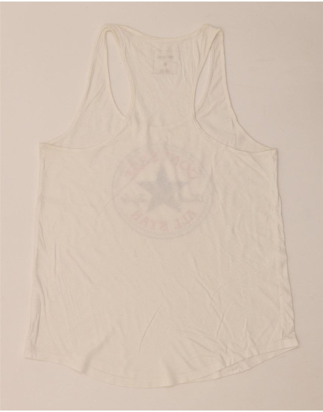 CONVERSE Damen Chuck Taylor Graphic Vest Top UK 12 Medium Weiß