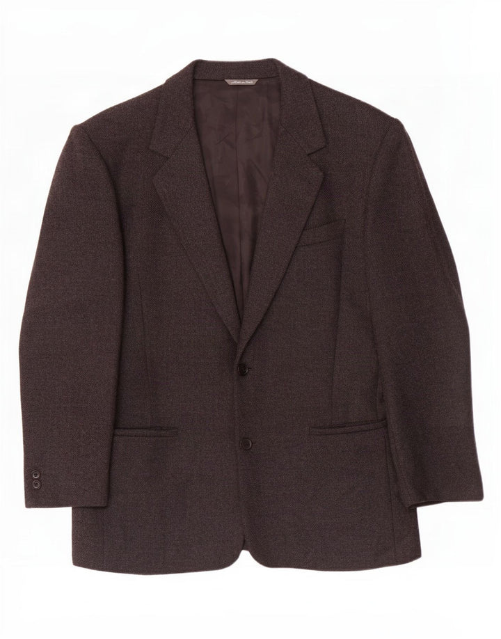 Byblos Herren-Blazer mit 2 Knöpfen, IT 48, mittelgraue Wolle