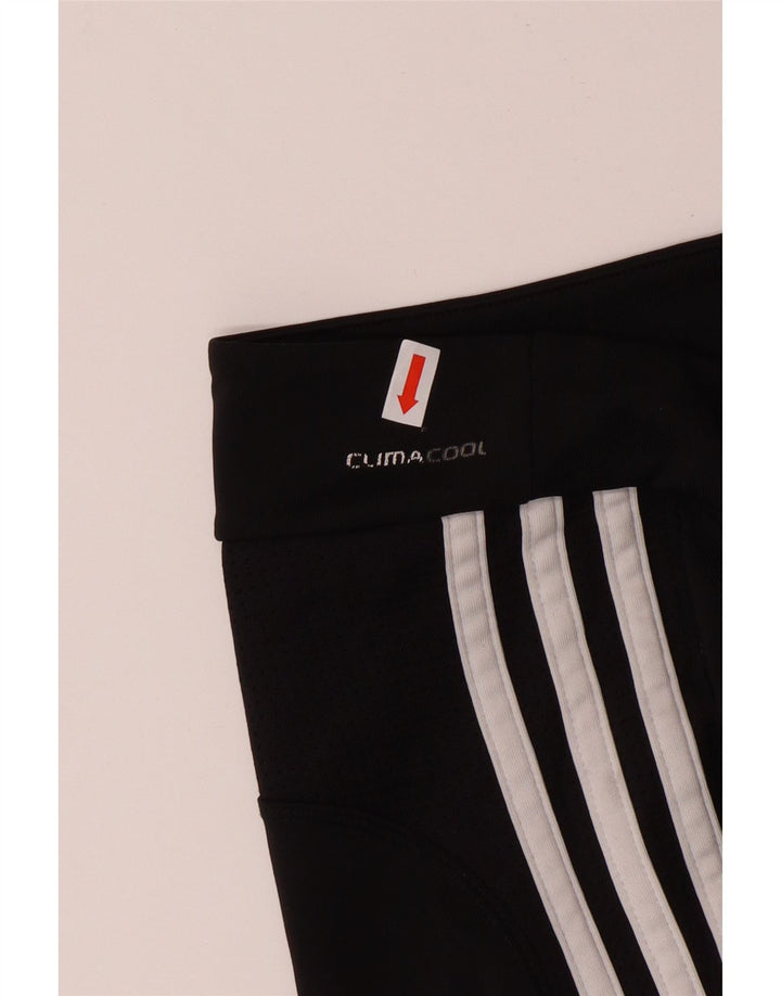 ADIDAS Girls Climacool Capri Leggings 13-14 Years  Black