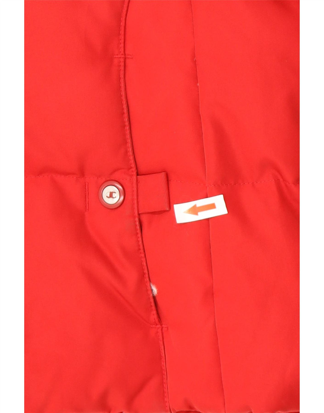 Champion Damen-Kapuzenjacke, gepolstert, UK 14, Mittelrot, Polyester