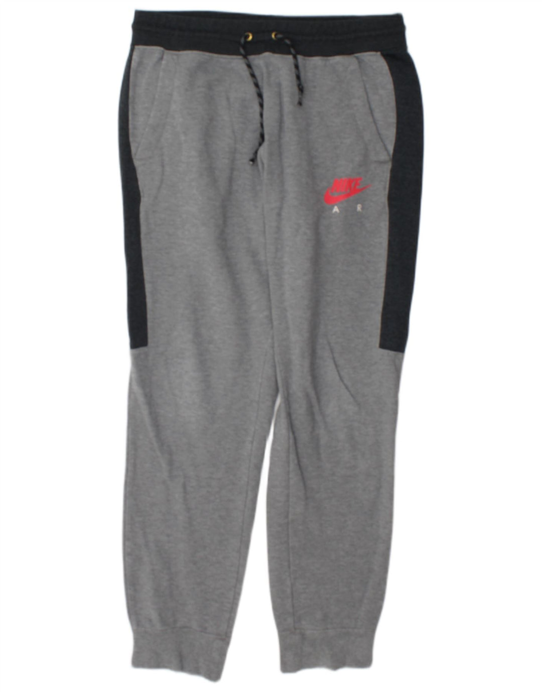 Nike Herren-Trainingshose und Jogger, mittelgraue Colourblock-Baumwolle