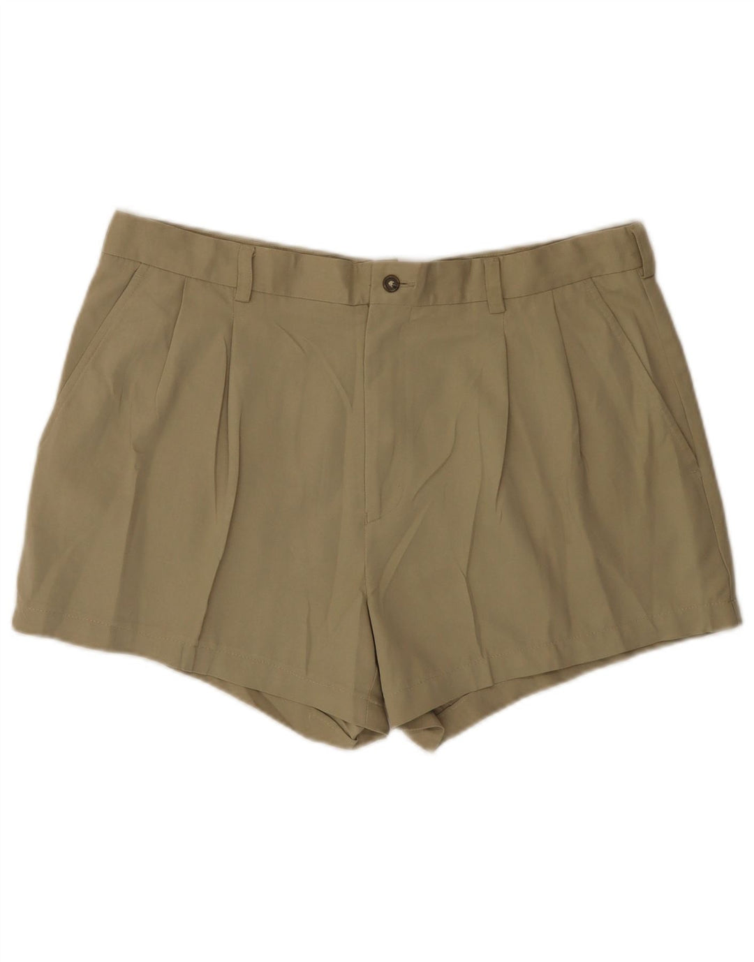 Izod Herren Chinoshorts W38 XL Beige Polyester