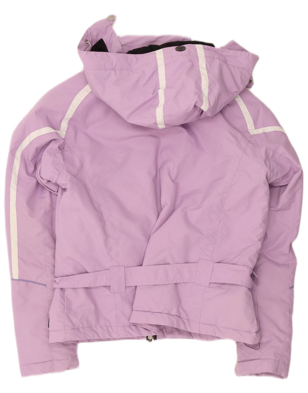 Brugi Damen Skijacke mit Kapuze UK 16 Large Lila Colourblock Polyester