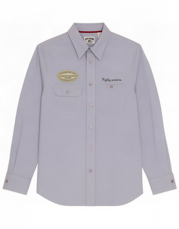 Replay and Sons Jungen-Shirt 15–16 Jahre XL, blaue Baumwolle