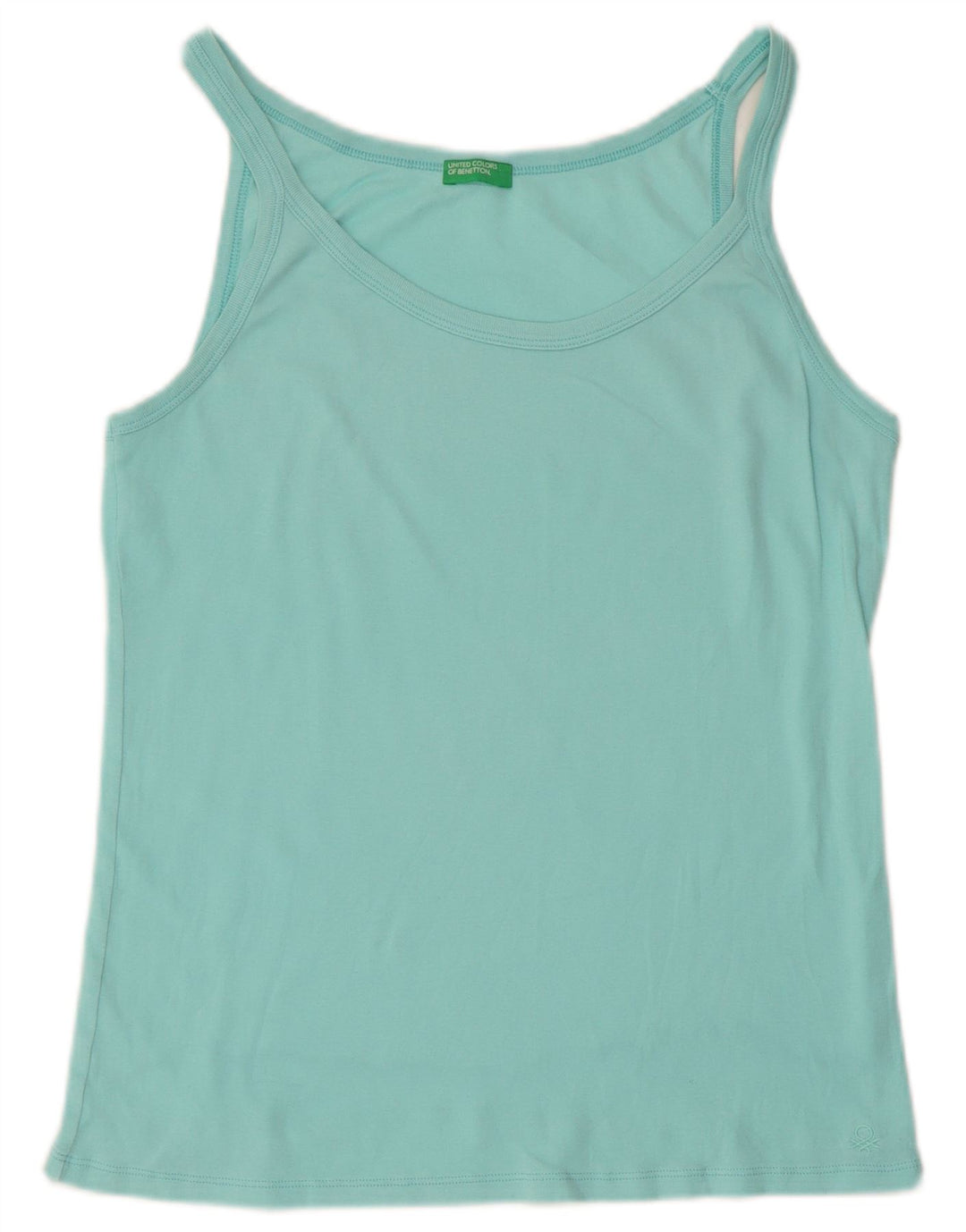 Benetton Damen Cami Top UK 10 Small Türkis