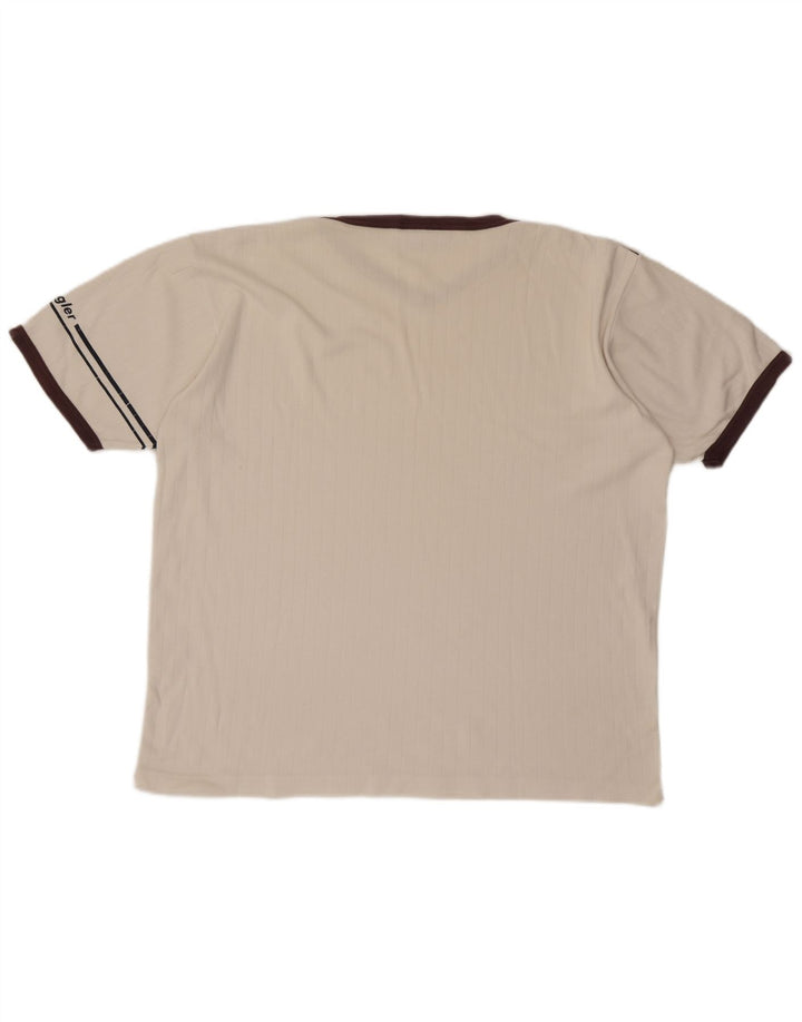Wrangler Herren T-Shirt Top XL Weiß Colourblock