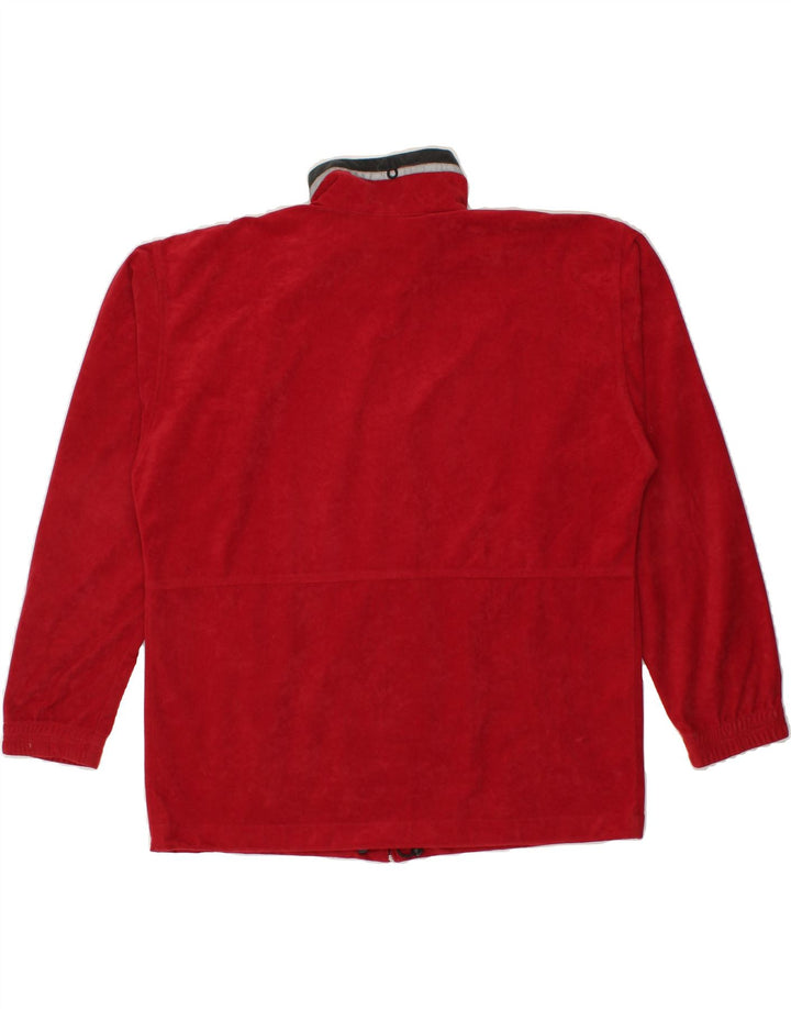 VINTAGE Mens Full Tracksuit Large Red Colourblock Polyester Vintage Vintage and Second-Hand Vintage from Messina Hembry 