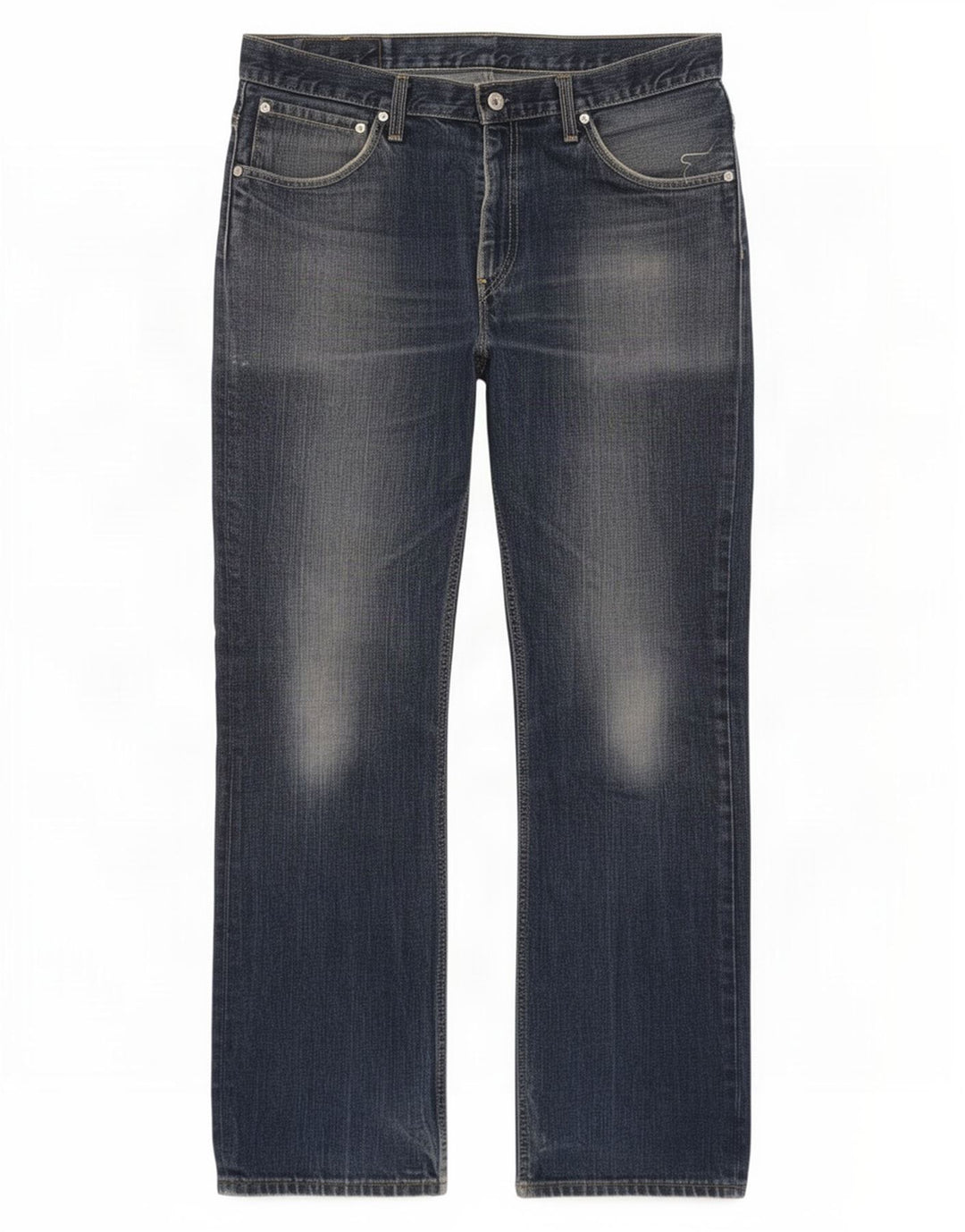 Levi's Herren 507 Bootcut Jeans W34 L34 Blaue Baumwolle