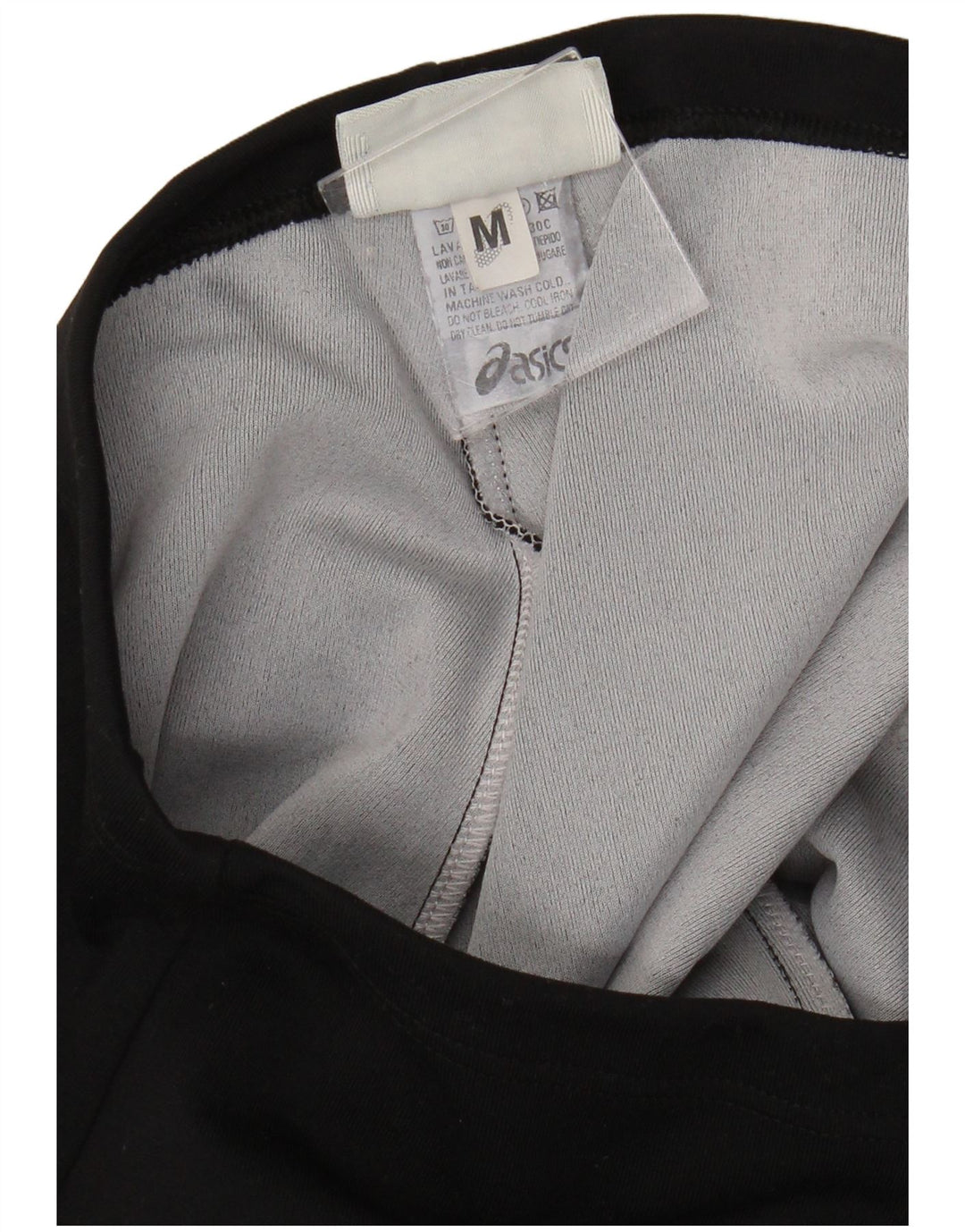 ASICS Damen-Trainingshose UK 12 Medium Schwarz Polyamid