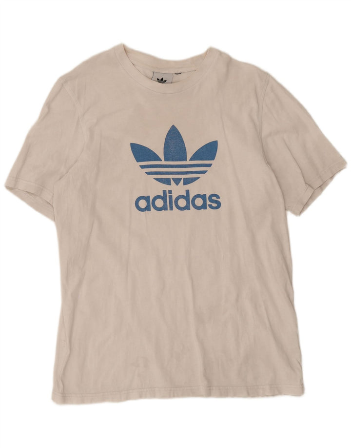 Adidas Herren Graphic T-Shirt Top Mittelweiß