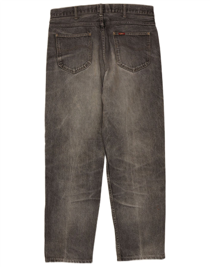 Lee Herren Loose Jeans W36 L32 Graue Baumwolle
