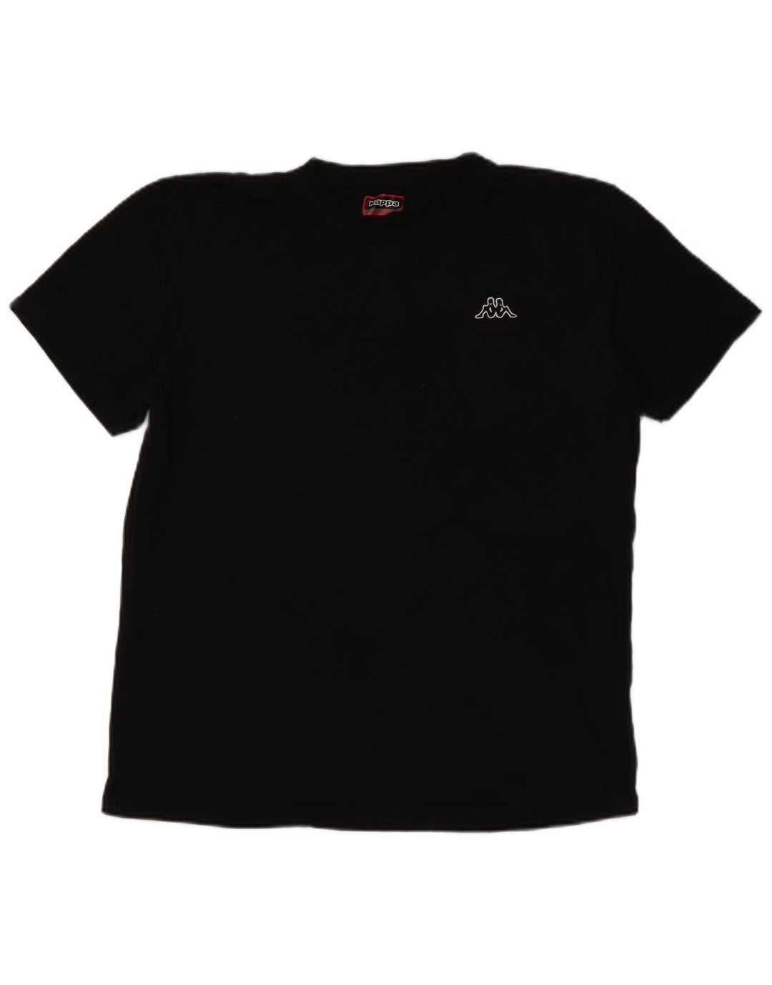 Kappa Damen T-Shirt Top 2XL Schwarz Baumwolle