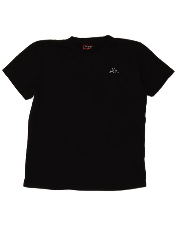 Kappa Damen T-Shirt Top 2XL Schwarz Baumwolle