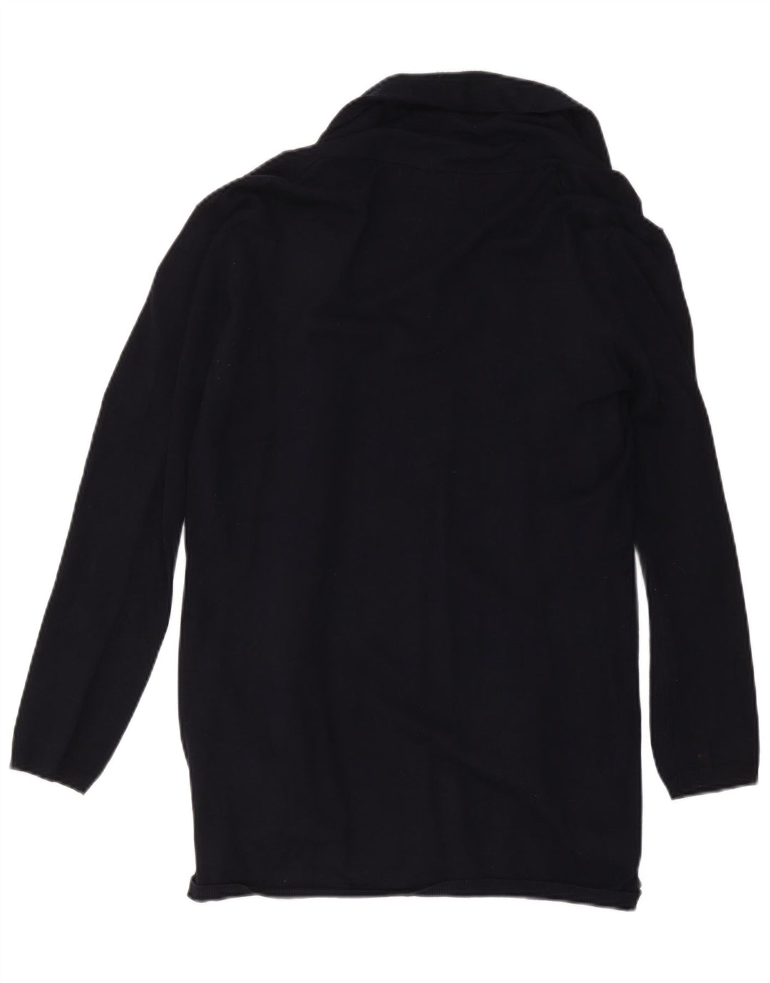 Offener Strickjackenpullover für Damen von Zara, UK 14, Größe L, schwarze Viskose