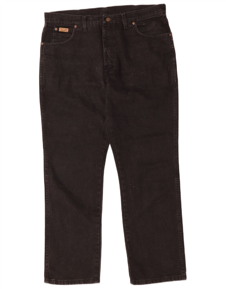 Wrangler Herren Straight Jeans W28 L32 Schwarz