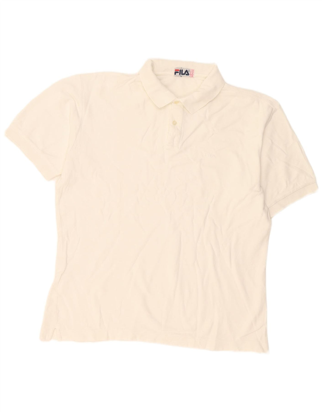 Fila Herren Poloshirt IT 54 XL Weiß