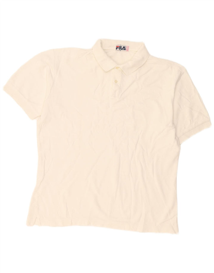 Fila Herren Poloshirt IT 54 XL Weiß