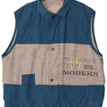 Carrera Herren-Gilet mit Grafik, UK 42, XL, blaues Farbblock-Polyester