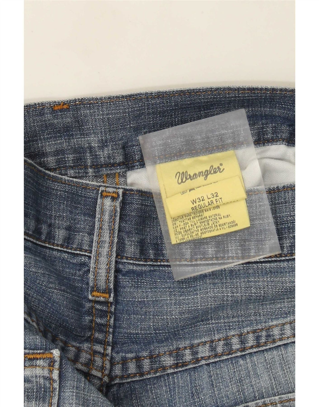 Wrangler Herren-Jeans mit normaler Passform, gerade Passform, W32, L32, Blau, Baumwolle