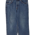 Marks & Spencer Damen Boyfriend-Capri-Jeans, UK 12, M, W32, L22, Blau