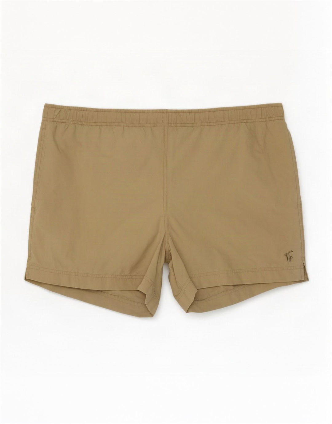 Polo Ralph Lauren Herren-Badeshorts aus mittlerer Khaki-Baumwolle