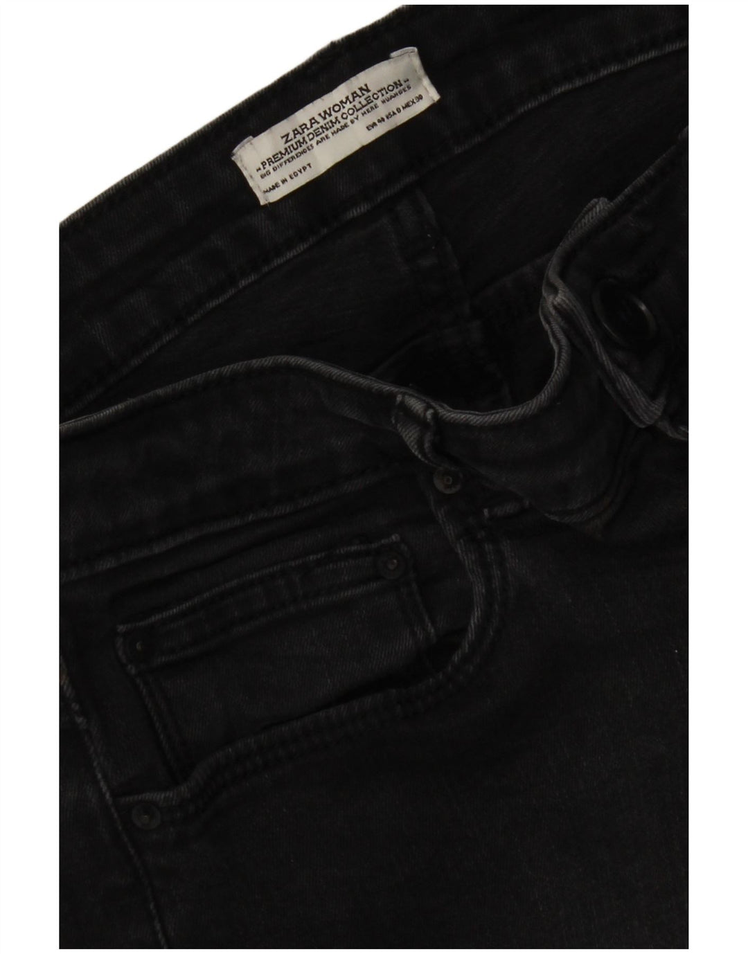 Zara Damen Skinny Jeans EU 40 Medium W30 L27 Schwarz