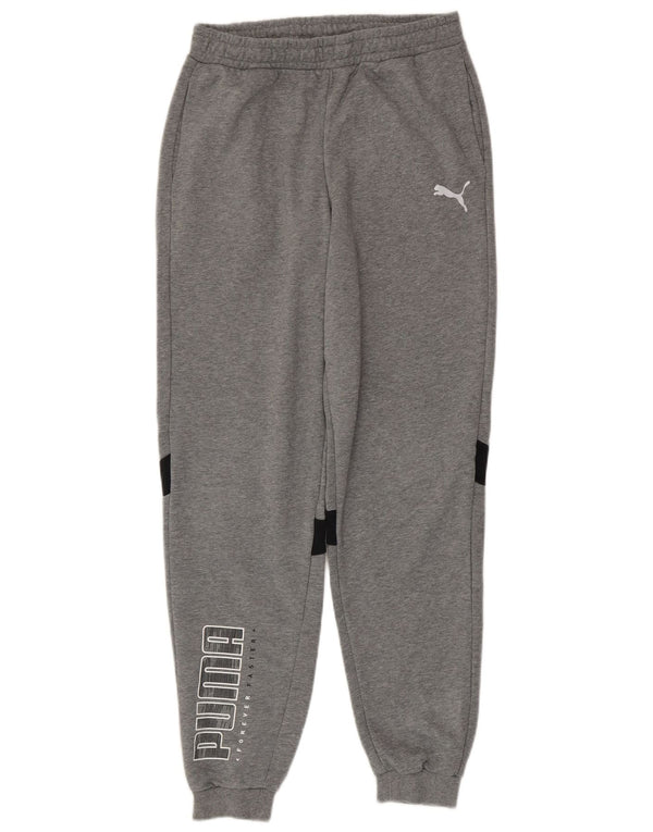 Puma Jungen Graphic Trainingshose Jogger 15–16 Jahre grau meliert