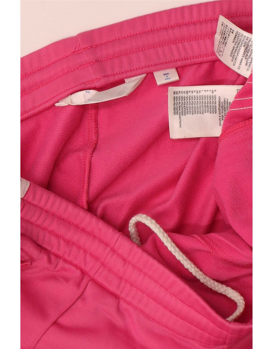 Adidas Damen-Trainingshose, EU 40, Mittelrosa, Polyester