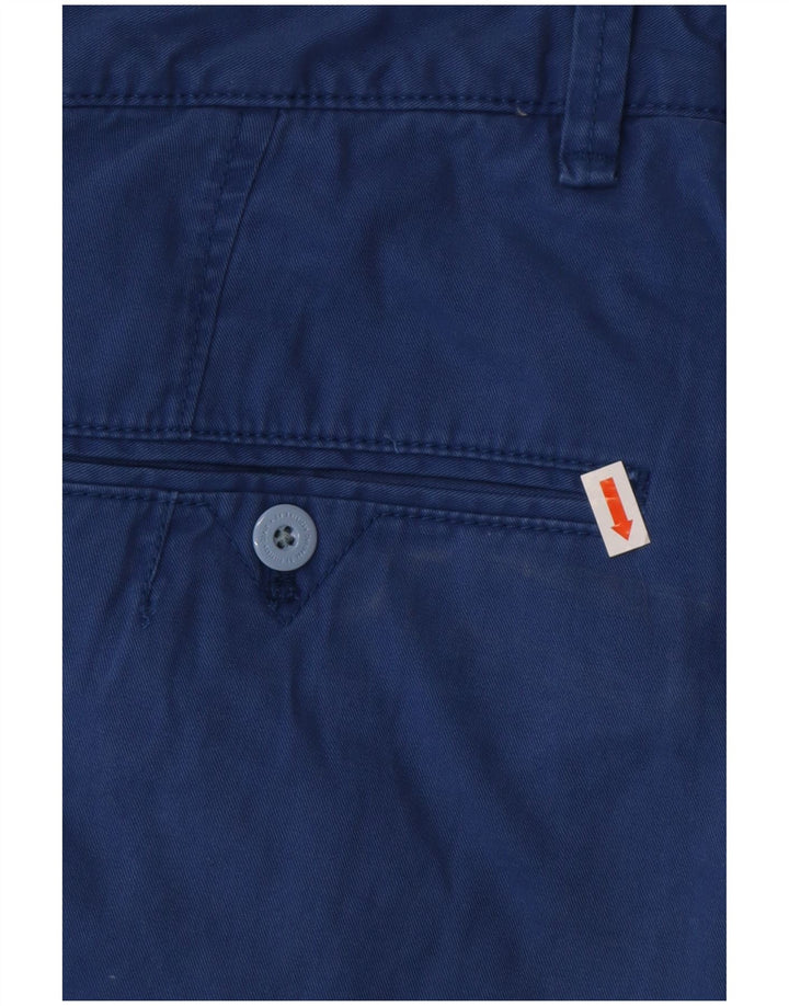 TOMMY HILFIGER Herren Chino Shorts W38 XL Blaue Baumwolle