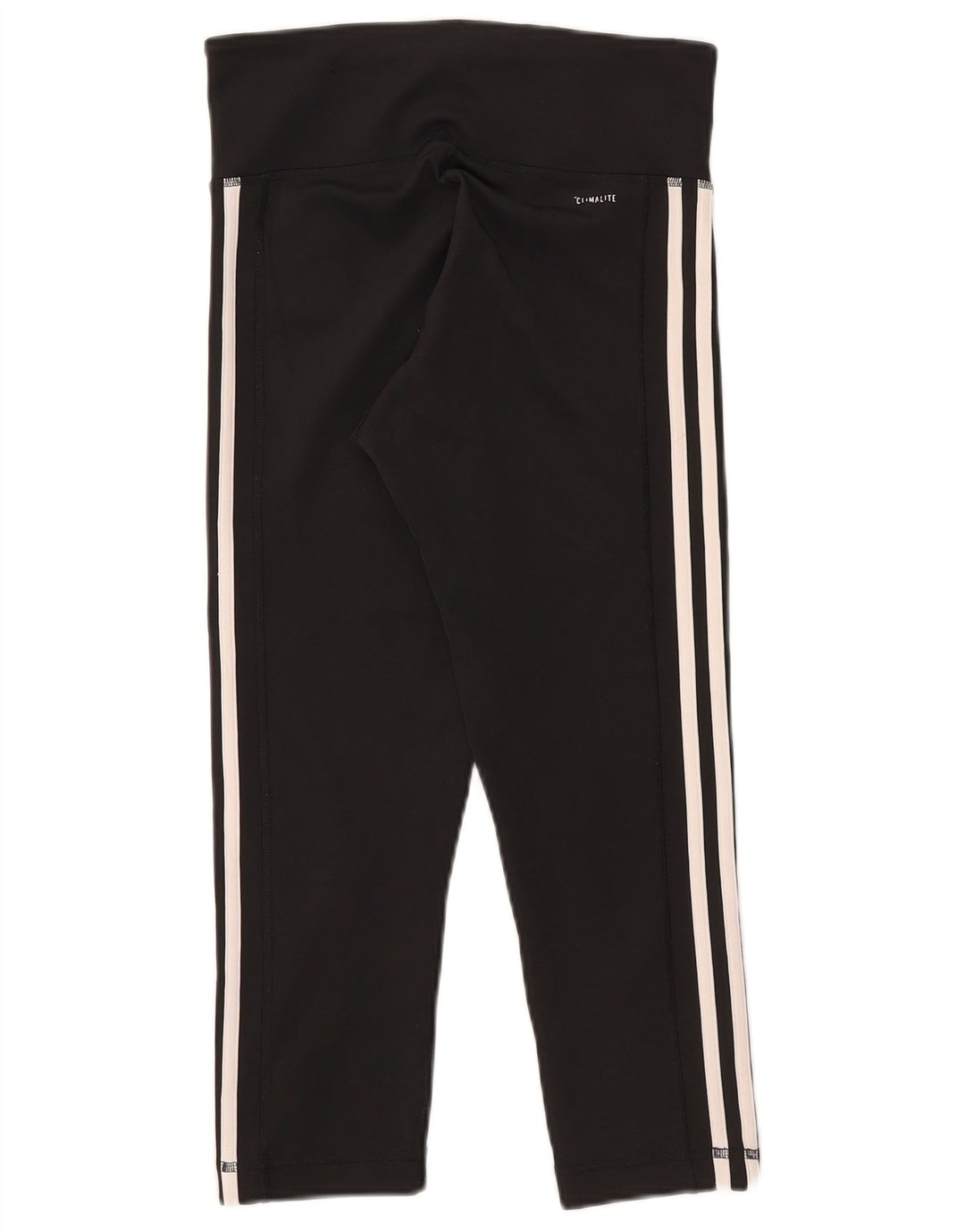 Adidas Damen Climalite Leggings UK 8/10 Small Schwarz Polyester