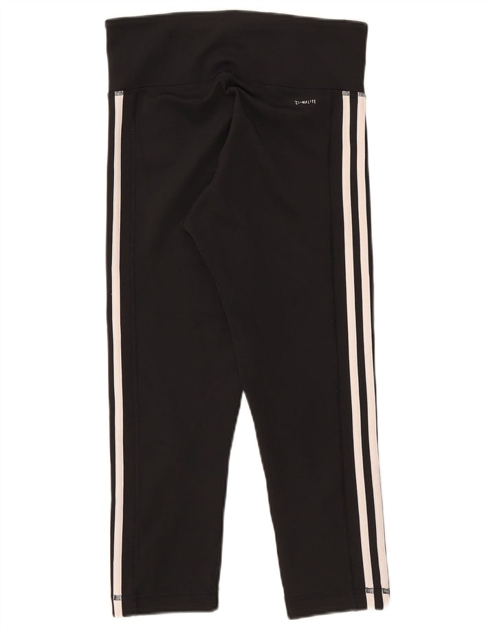 Adidas Damen Climalite Leggings UK 8/10 Small Schwarz Polyester